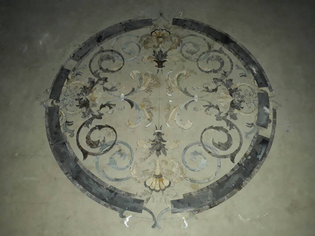 Stone Plus India Flooring Marble Inlay Medallion