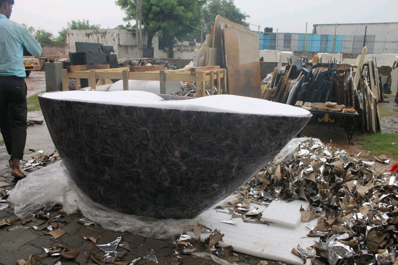 Stone Plus India Amethyst Bath Tub / Table / Bar / Console