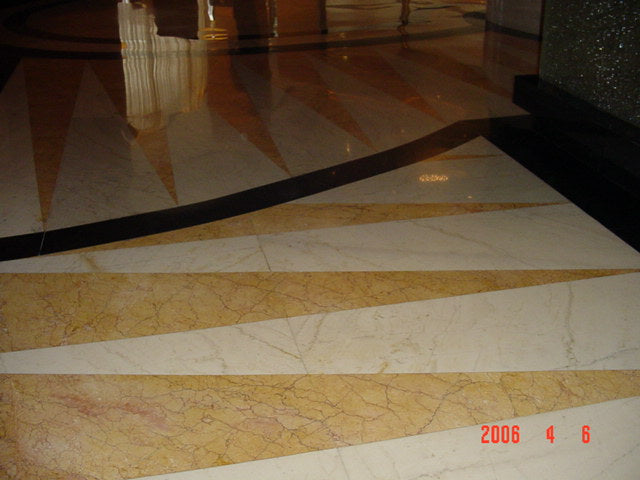 Stone Plus India Marble flooring with Inlay
