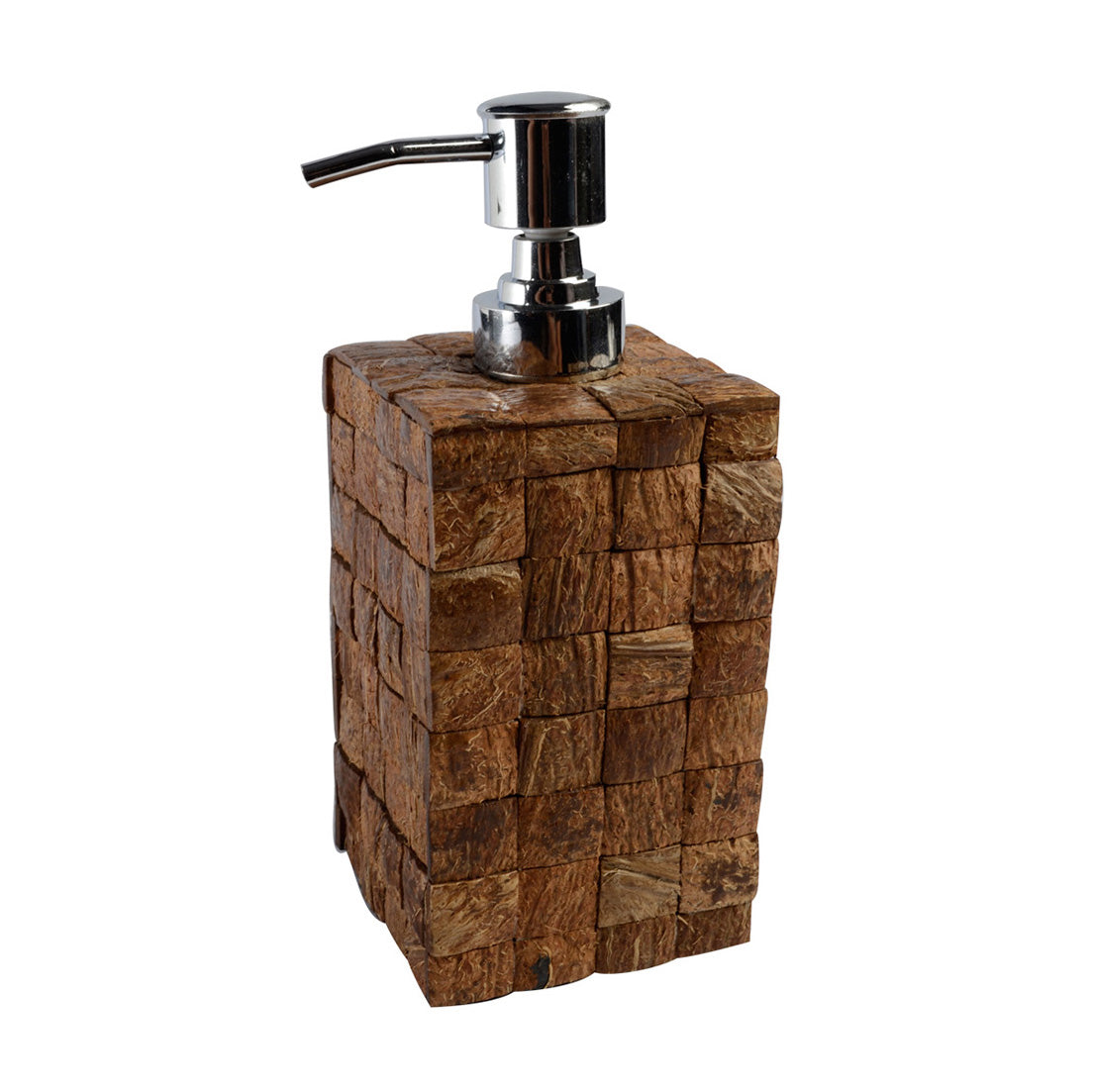 Opulent Homes Coconut Shell Soap Dispenser