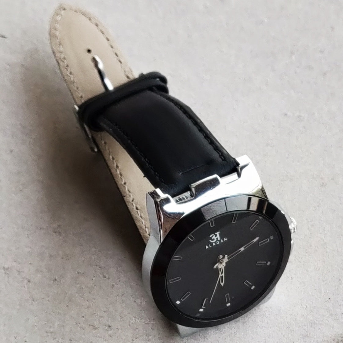 Alagan Wrist Watch black