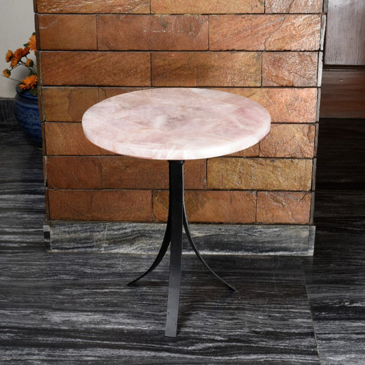 Stone Plus India Rose quartz table