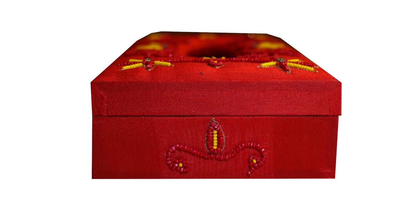 Opulent Homes Embroidered Tissue Box 4