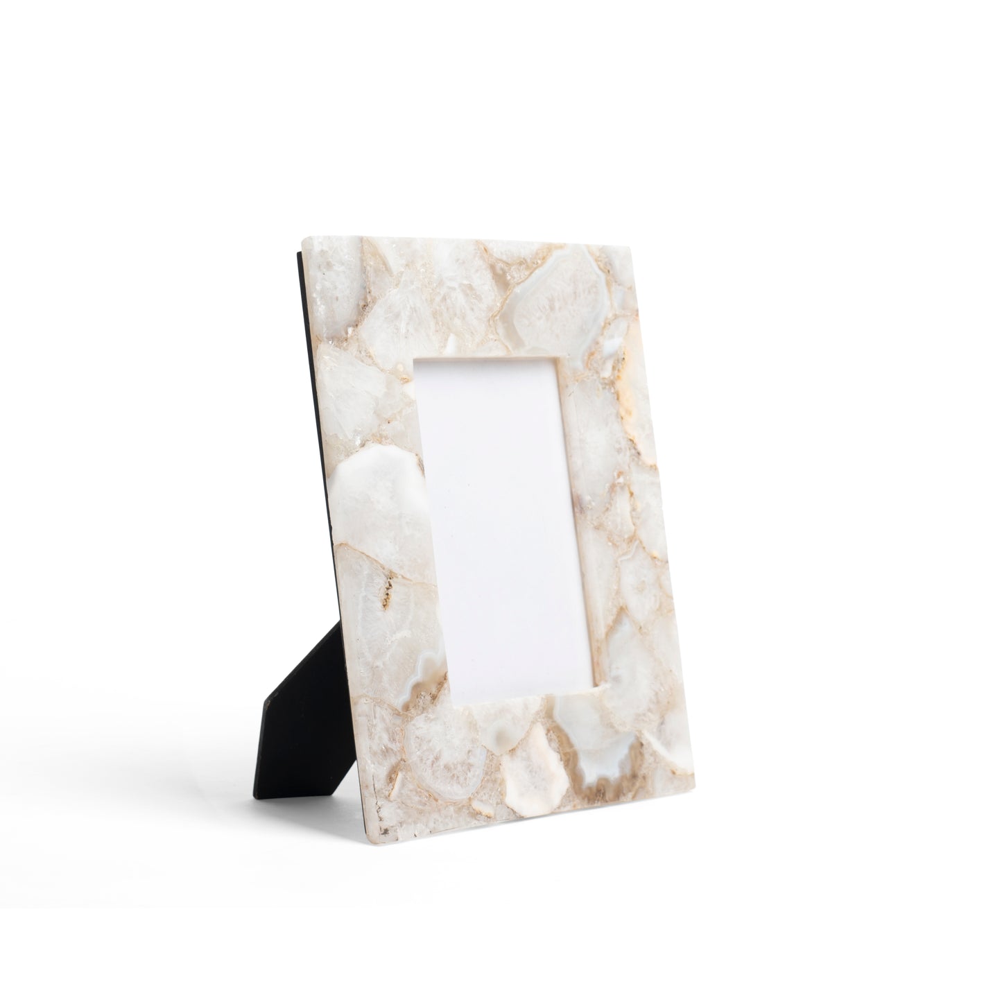 Stone Plus India White Agate Photo Frame