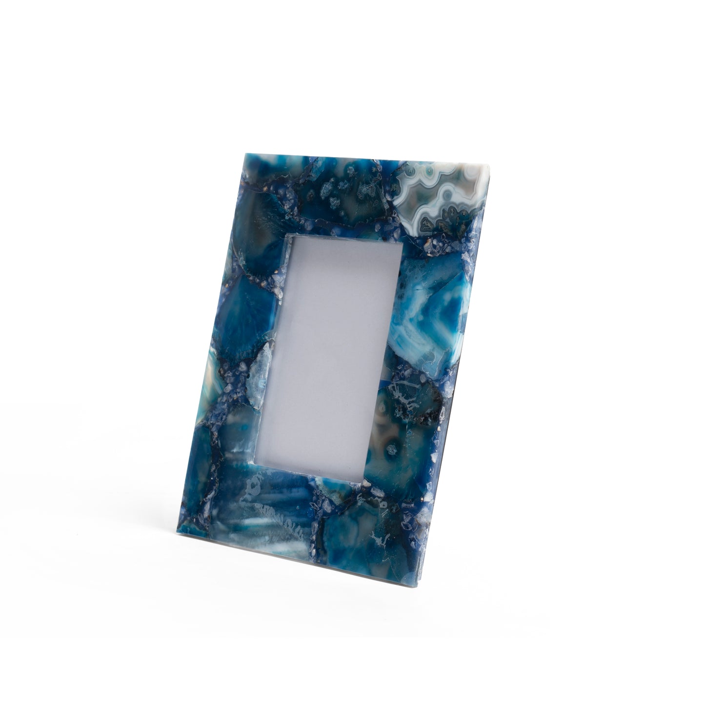 Stone Plus India Blue Agate Photo Frame