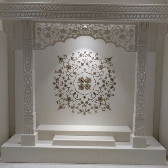 Stone Plus India Marble Inlay Mandir Room CH