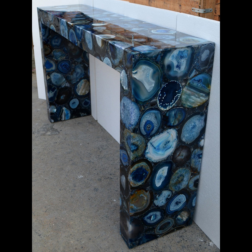 Stone Plus India Blue Agate Console